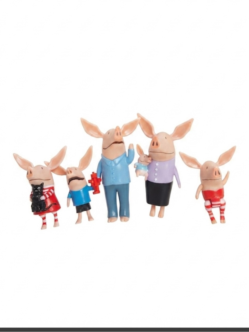 retired 2010 Spin Master Olivia the Pig Family PVC action figures